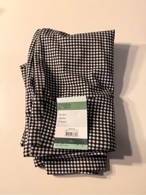 terra sky 4x Bike Short Gingham Black‎ And White